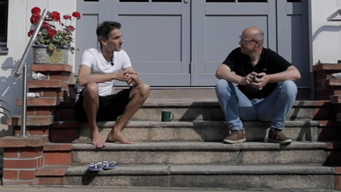 Kaffeetalk vor dem Start